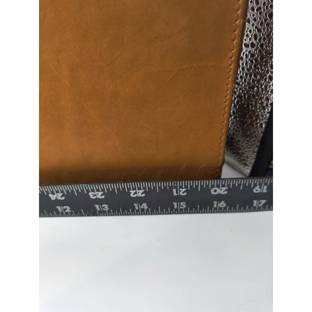 Vintage 1980s Shi Shaun International Tan Leather Case 5